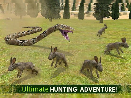 Real Flying Snake Attack Simulator: Hunt Wild-Life Animals in Forest screenshot 5