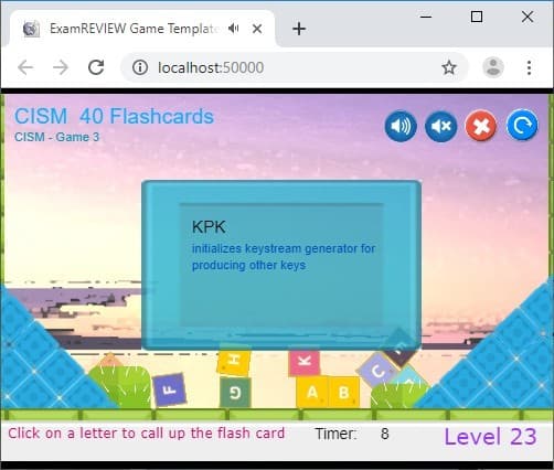 CramFLASH CISM 40 Random Flashcards App screenshot 4