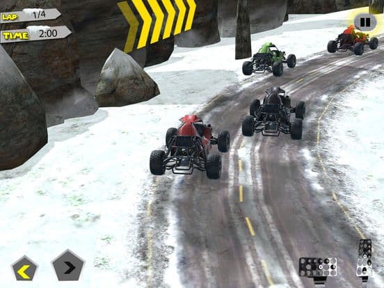 Buggy Car Snow Downhill Racing screenshot 2