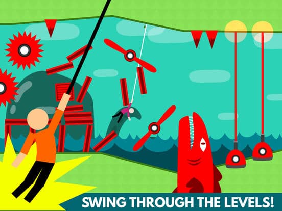 Hanger World - Rope Swing screenshot 2