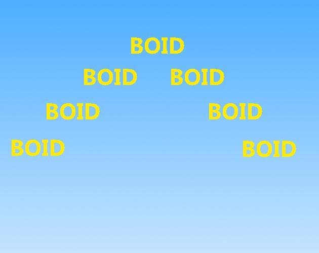 Flocking Boids