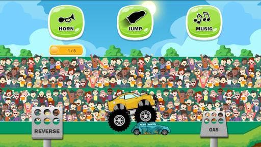 Monster Truck Game for Kids screenshot 2