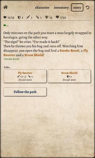Path of Adventure - Text-based roguelike screenshot 3