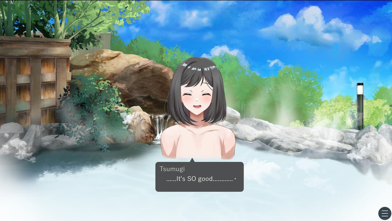 Drinking in the hot spring! screenshot 2