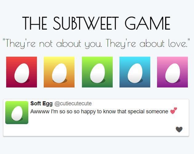 The Subtweet Game