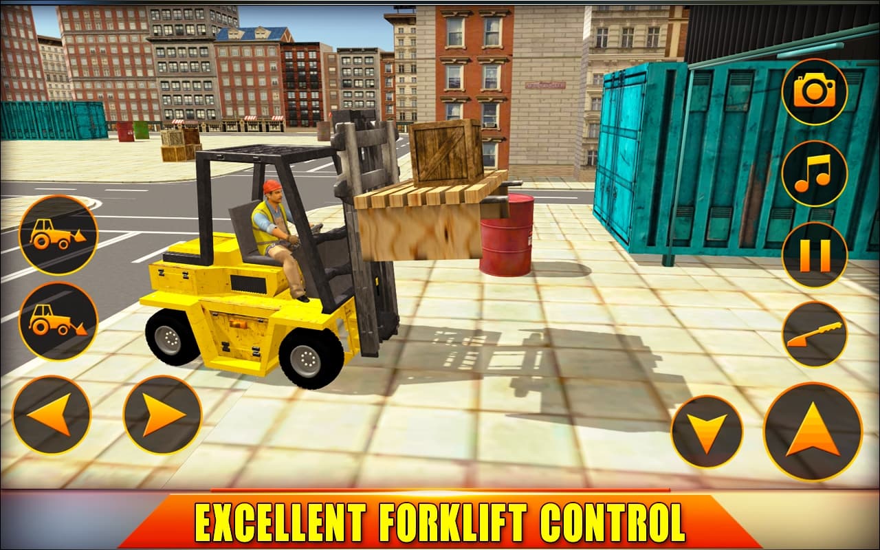 Forklift Operator Game: City Fork lift Simulator screenshot 4