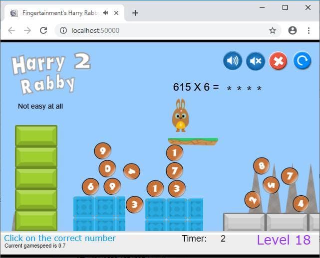 HarryRabby2 Math Multiply by numbers from 2 to 10 FREE screenshot 6
