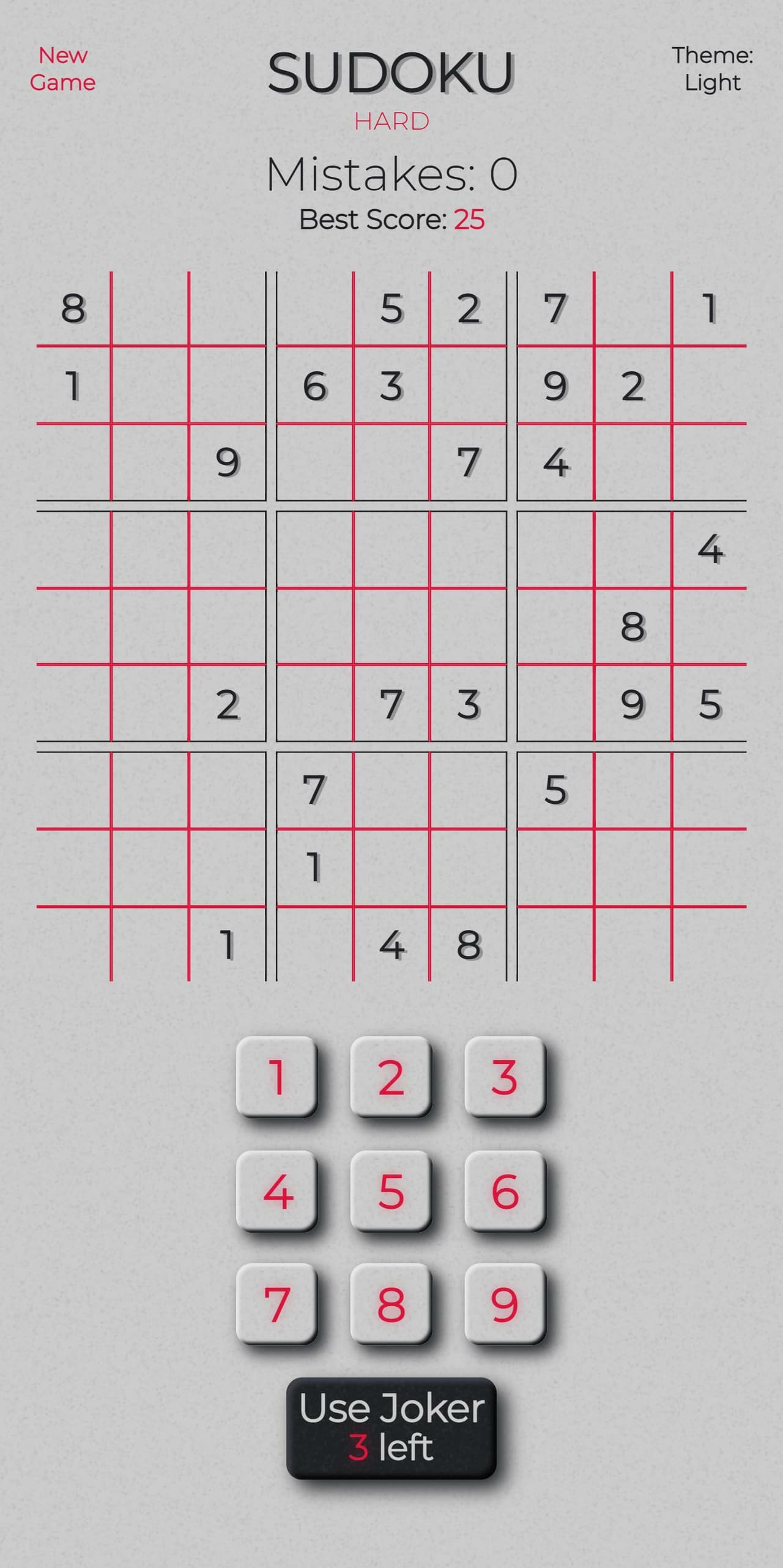 Sudoku by Ercan screenshot 3