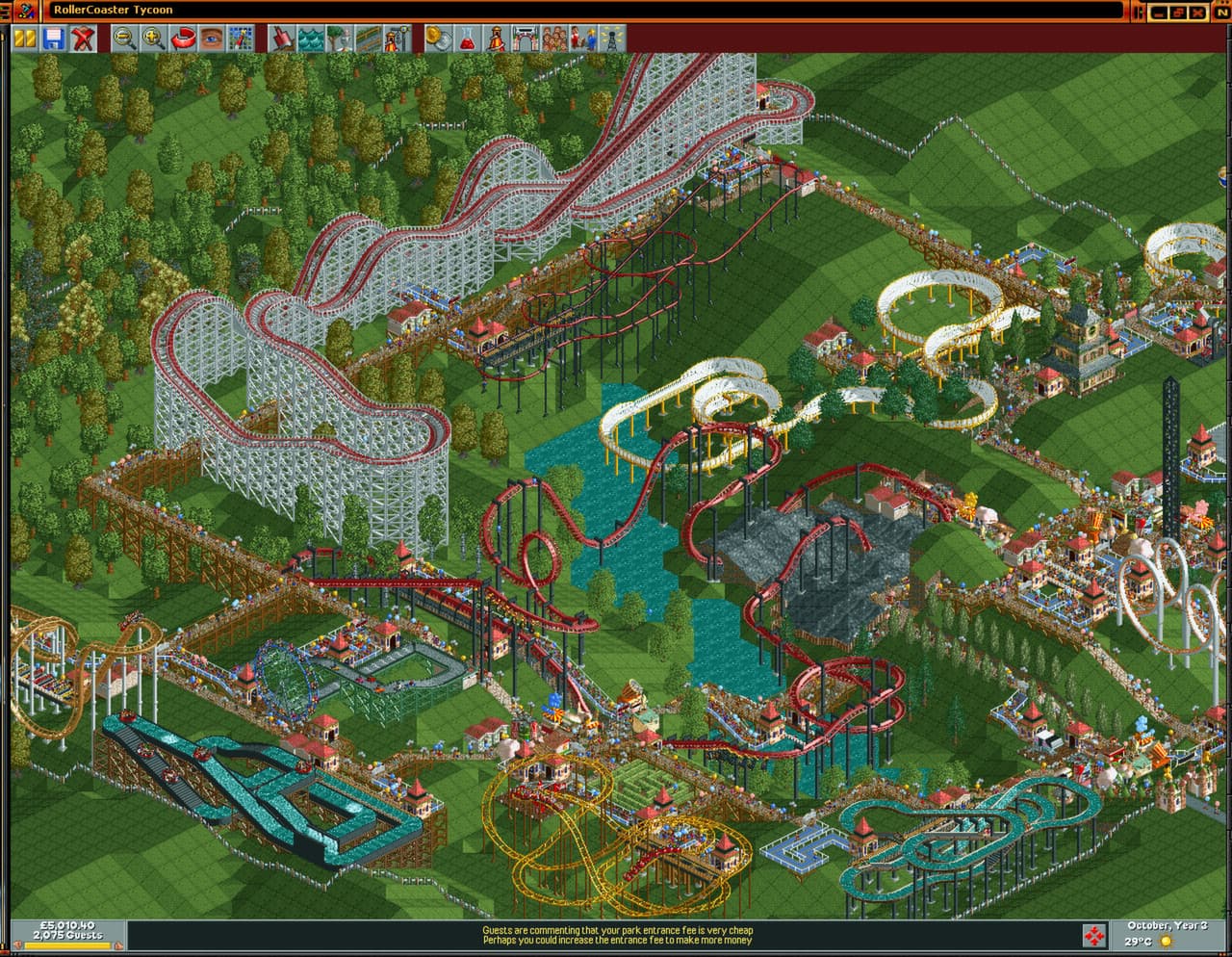 RollerCoaster Tycoon: Deluxe screenshot 6