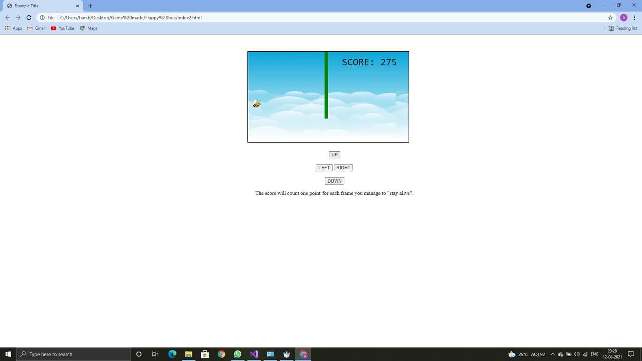 Flappy Bee (itch) (HASH3498) screenshot 3