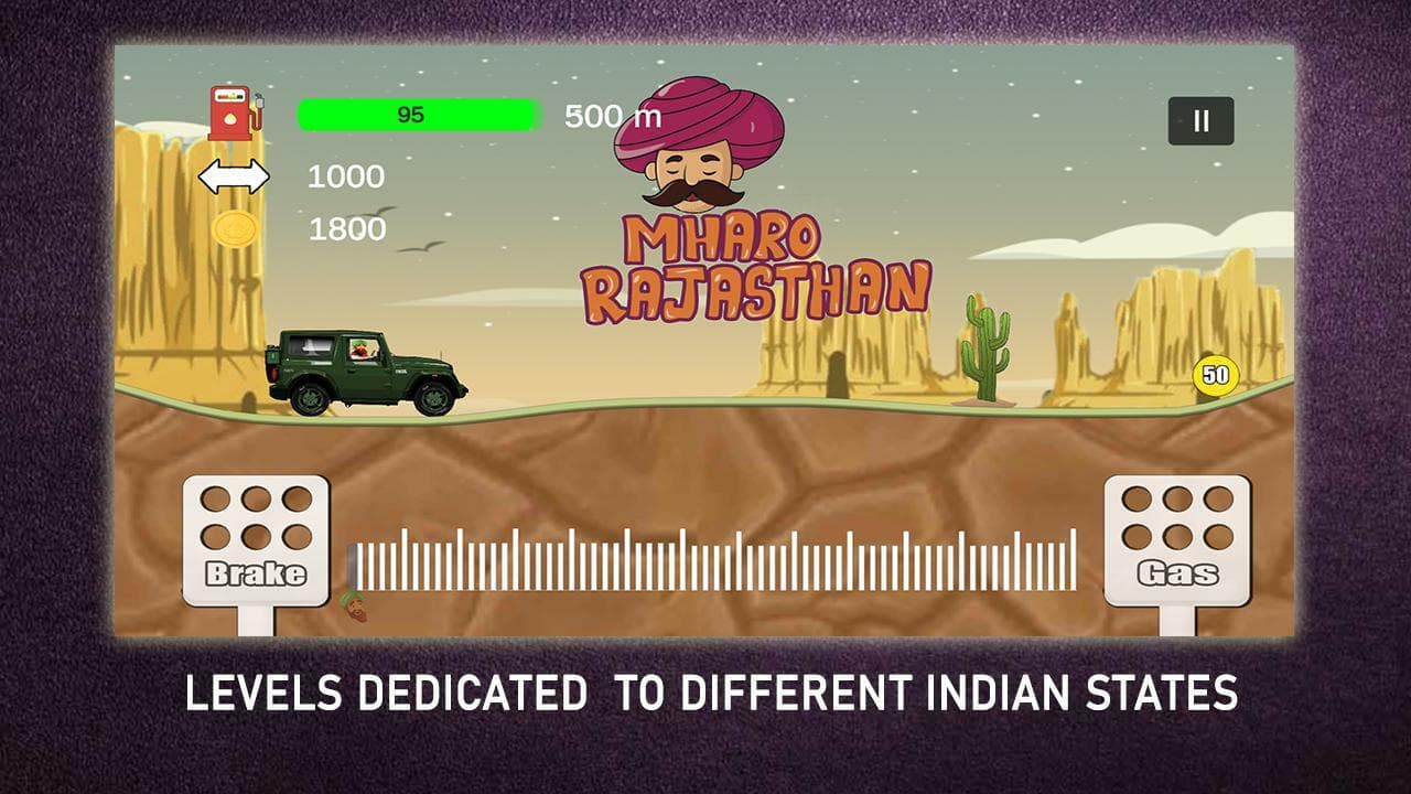 Hills Escape India - 2d Racing Game screenshot 6