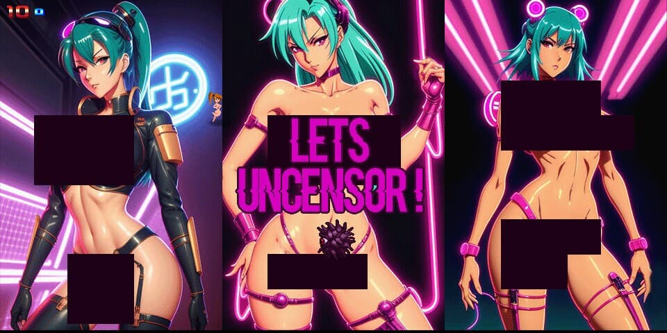Uncensor Quest Neon screenshot 2