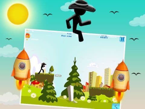 Stick Flick - Top Free Swipe & Jump Game screenshot 4
