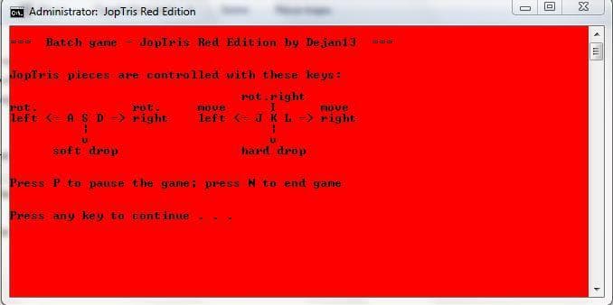 JopTris RED EDITION screenshot 2