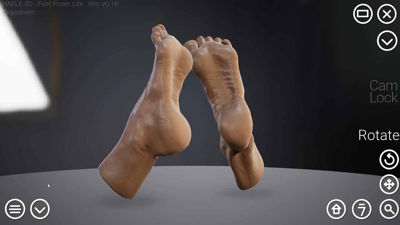 HAELE 3D - Feet Poser Lite screenshot 4