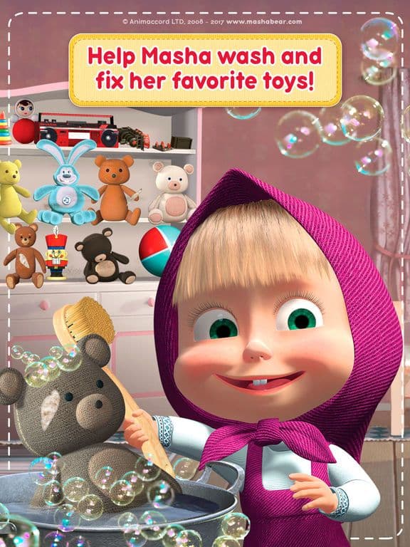 Masha and the Bear Clean House screenshot 5