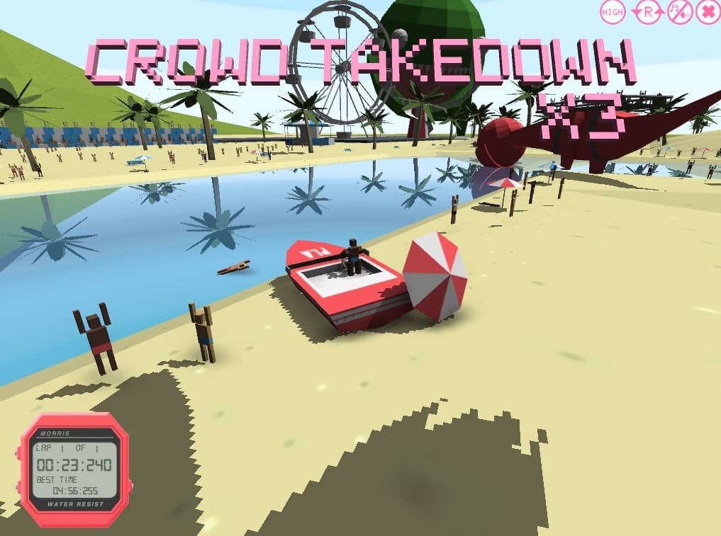 Super Springbreak Speedboat Hero SD screenshot 3