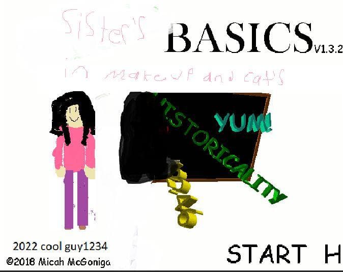 sisters basics in make up and cats