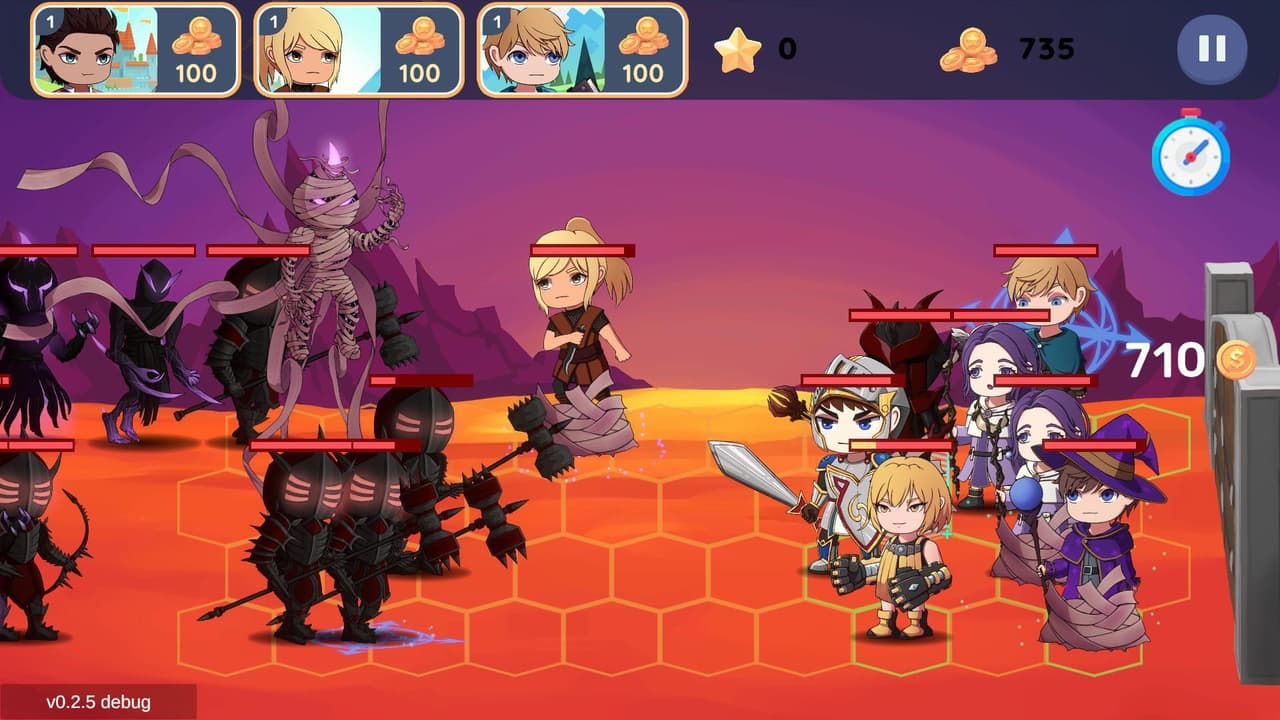 TD Hero Tactics (TFT, Tower Defense, Auto Battler) screenshot 2