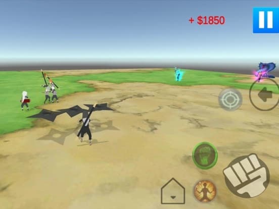 Stickman Ninja War 3D screenshot 2