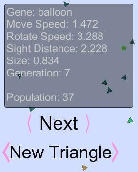 Triangle Evolution Simulator