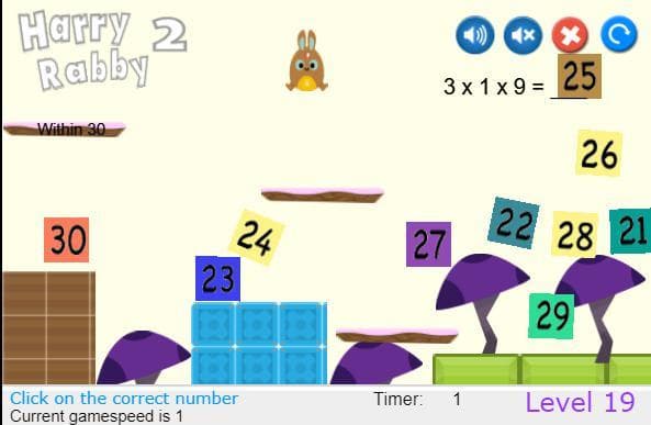 HarryRabby2 Multiply with 3 numbers FREE screenshot 3