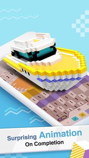 Voxel Doodle - Color By Number 3D screenshot 4