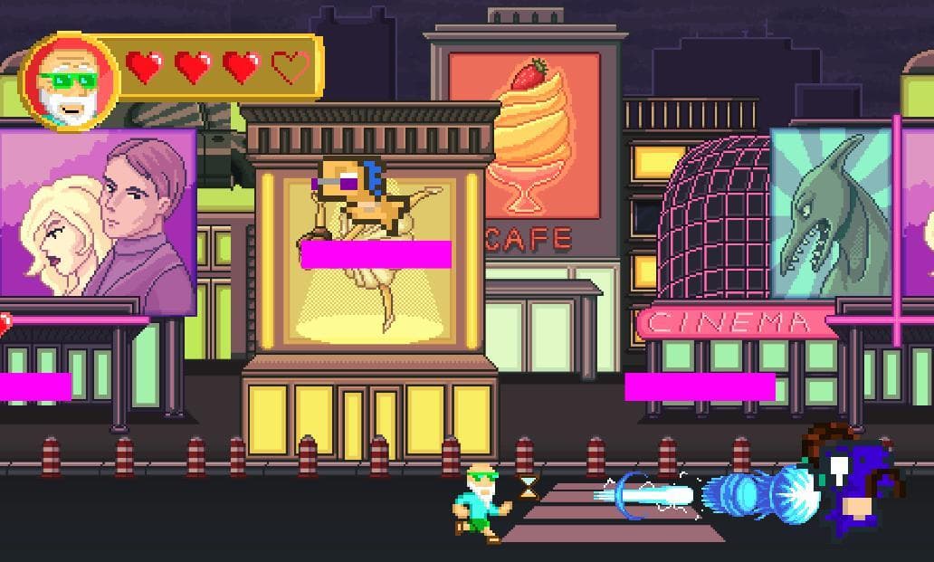 Old Man Time VS the Disco Dinosaurs screenshot 2