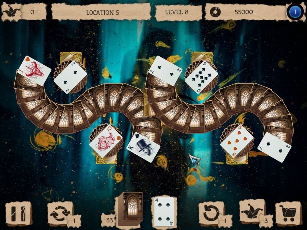 Mystery Solitaire. The Black Raven 3 screenshot 2