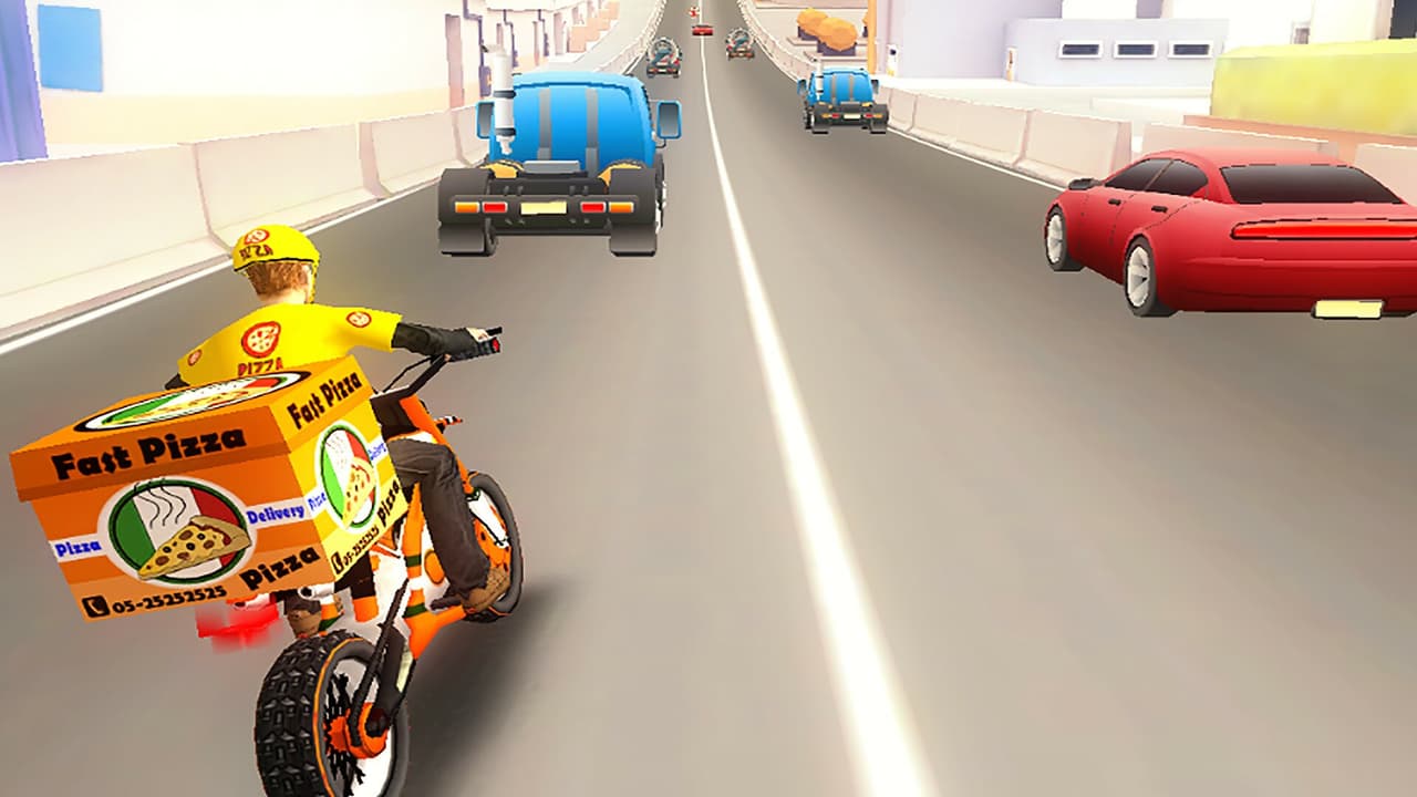 Pizza Bike Rider screenshot 4