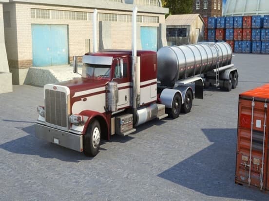 3D Semi Truck Parking Simulator 2017 screenshot 2