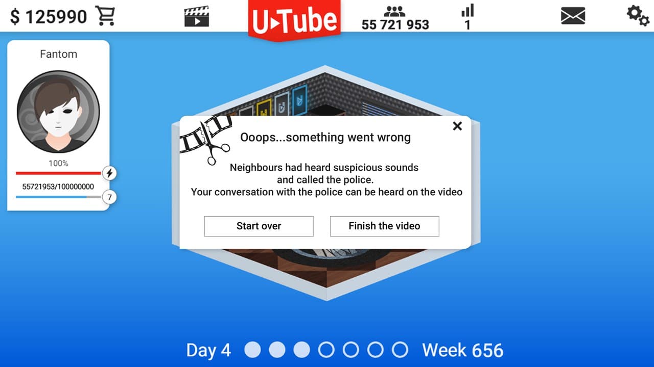 Video blogger Story