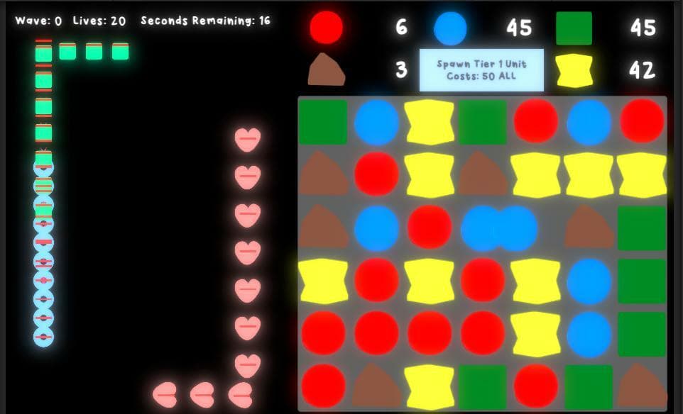 CGJ: Prototype Match3 Defense Game