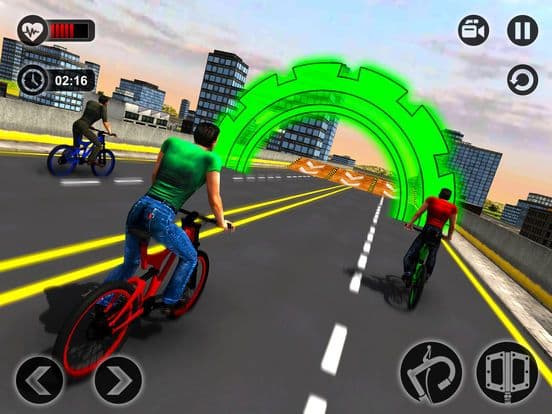 Rooftop BMX Bicycle Stunt Rider - Cycle Simulation screenshot 4
