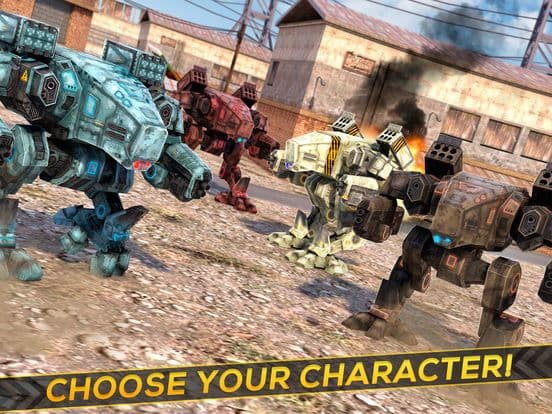 Steel Robots | 3D War Robot Fighting Game vs Tanks