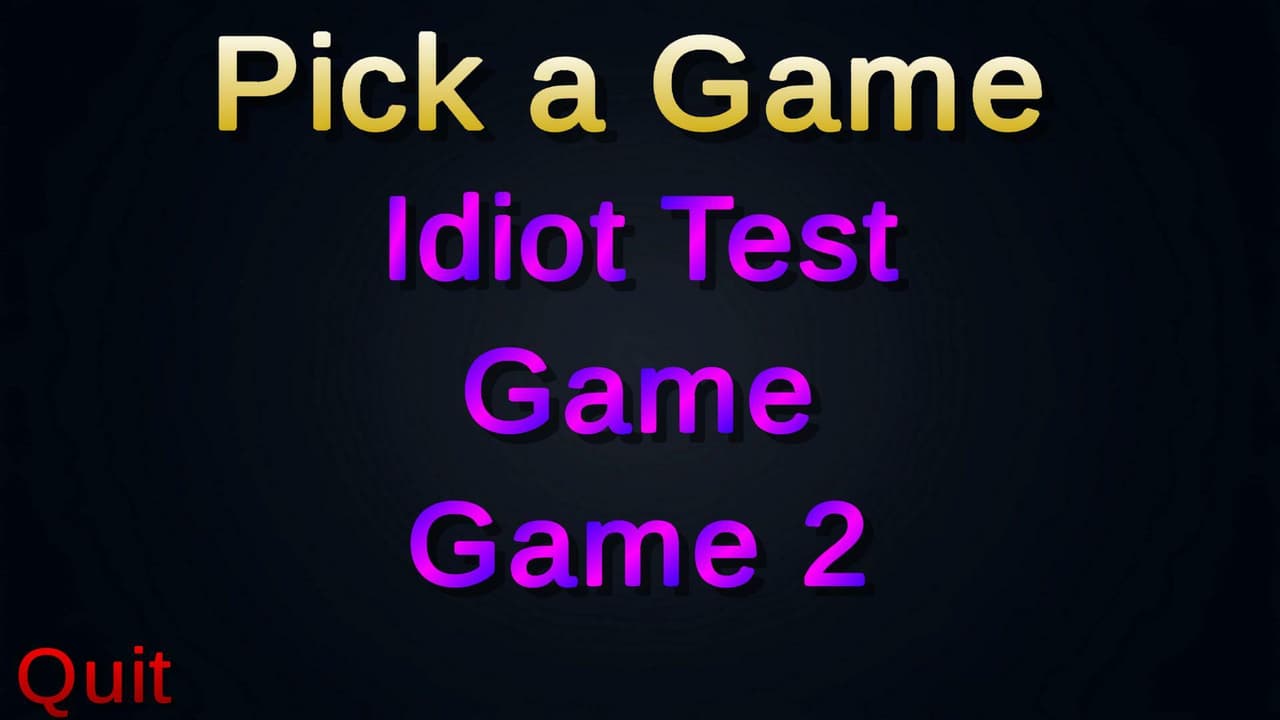 The Game That Nobody Ever Asked For