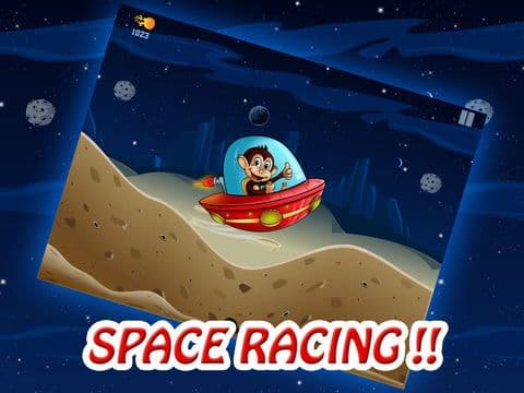 Gravity Star Monkey: Moon Surfers - Little Space Pet Adventure (Free Game) screenshot 3