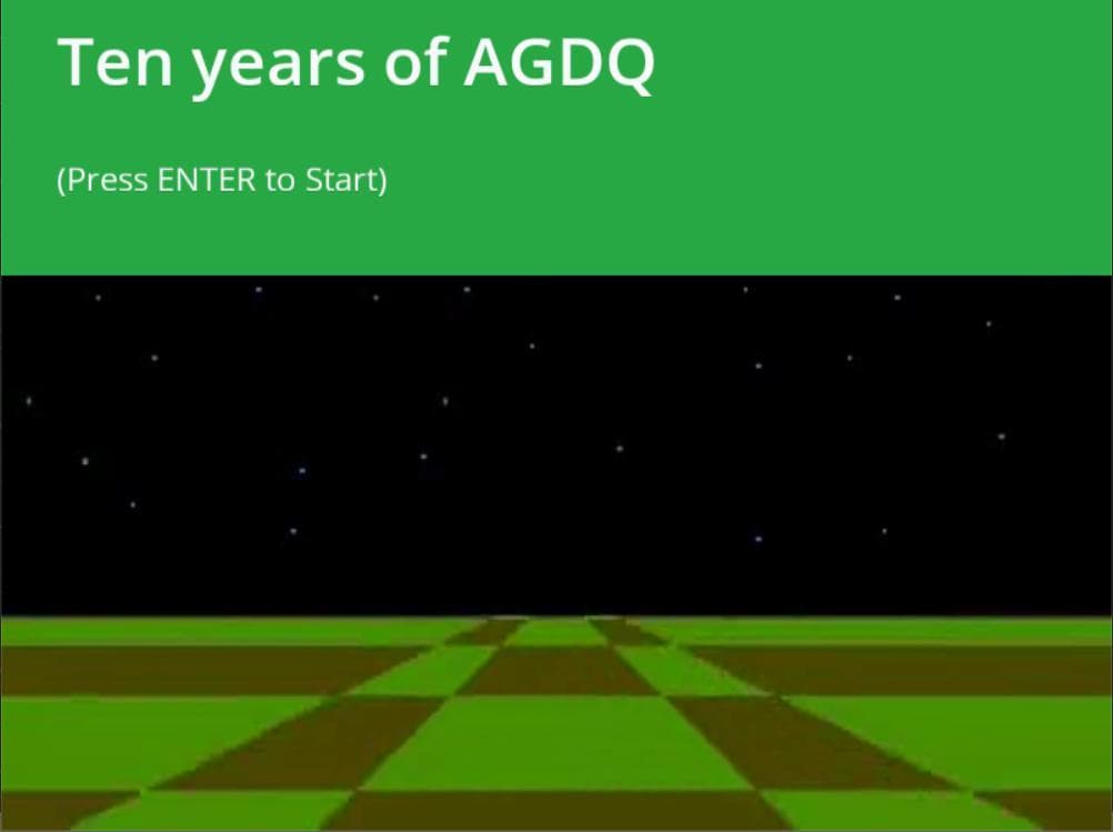 Ten years of AGDQ