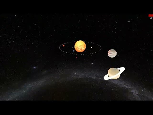 Ursina Solar System Model