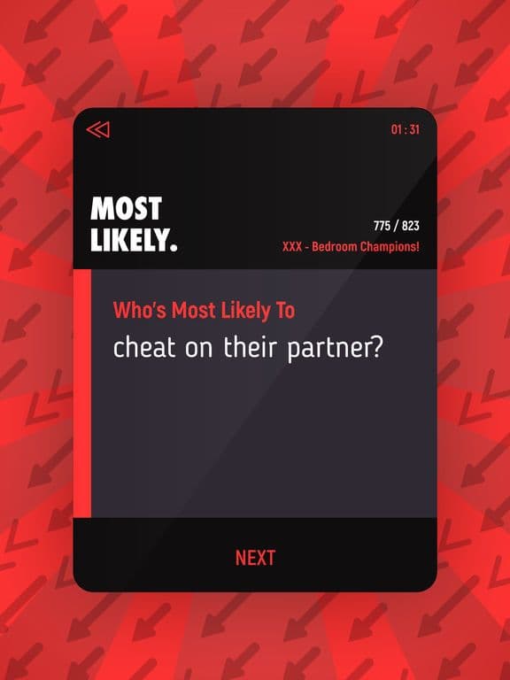 Most Likely To: Drinking game screenshot 5