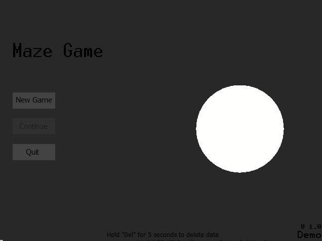Maze Game Demo Prototype test screenshot 4
