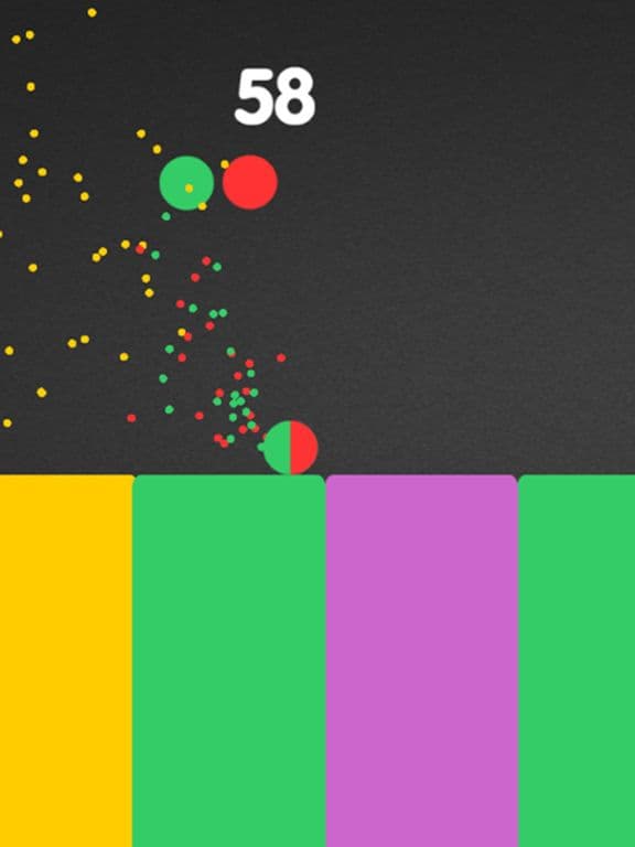 Color Dotz Switch - Switch To Booth Platform And Stack The Ball On Color Platform screenshot 2