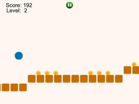 Bouncing Blue Dash - Jump In A Color-Ful Madness World Free screenshot 4