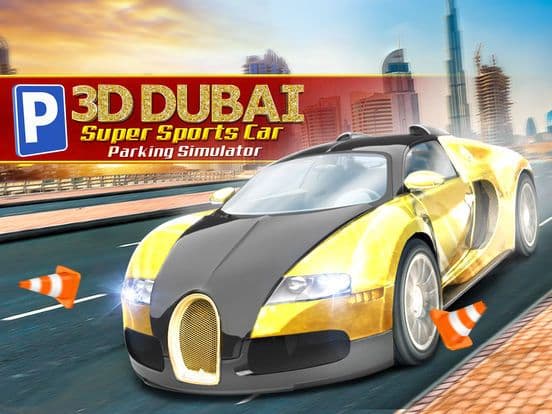 3D Dubai Parking Simulator Drive Real Extreme Super Sports Car screenshot 2