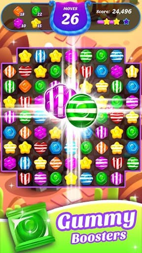 Gummy Candy Blast - Free Match 3 Puzzle Game screenshot 3