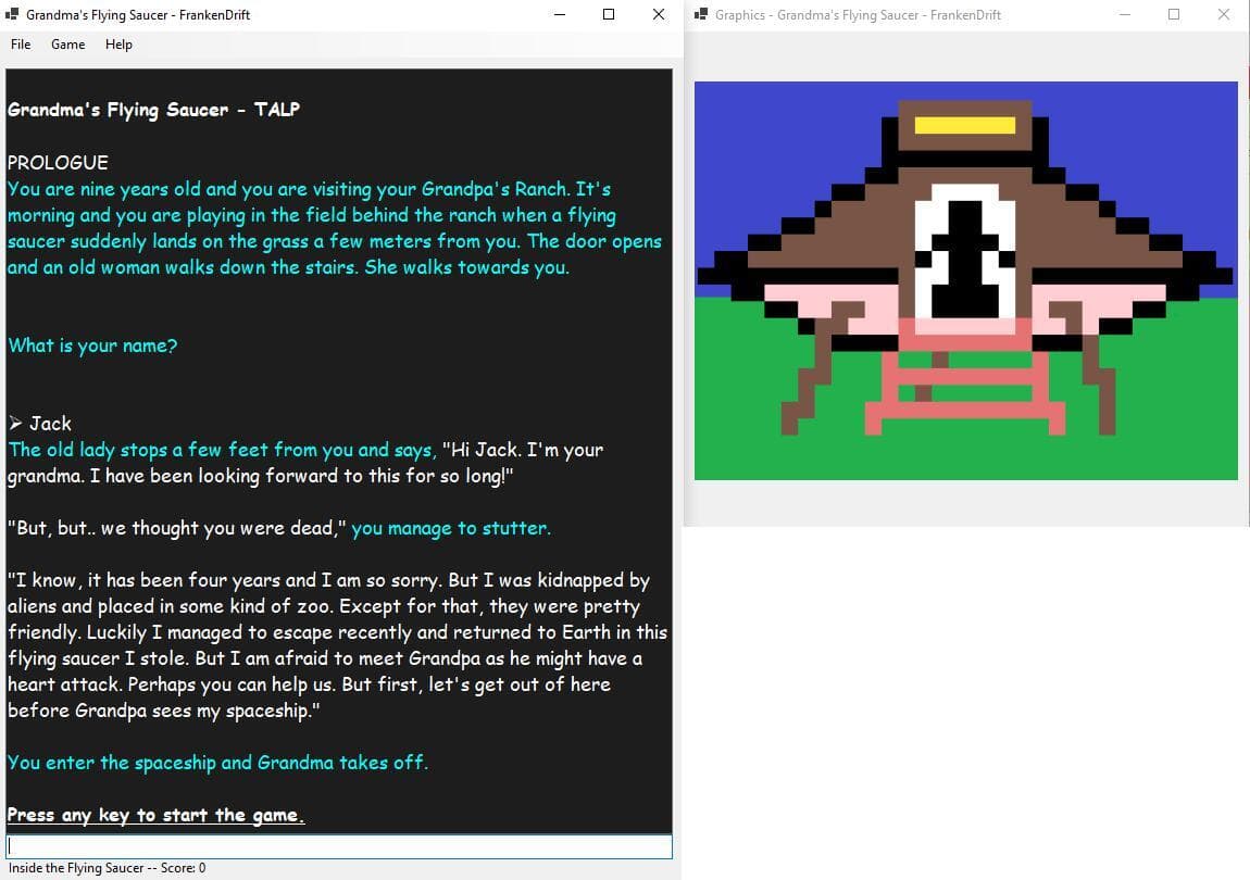 Grandmas Flying Saucer - TALP screenshot 4