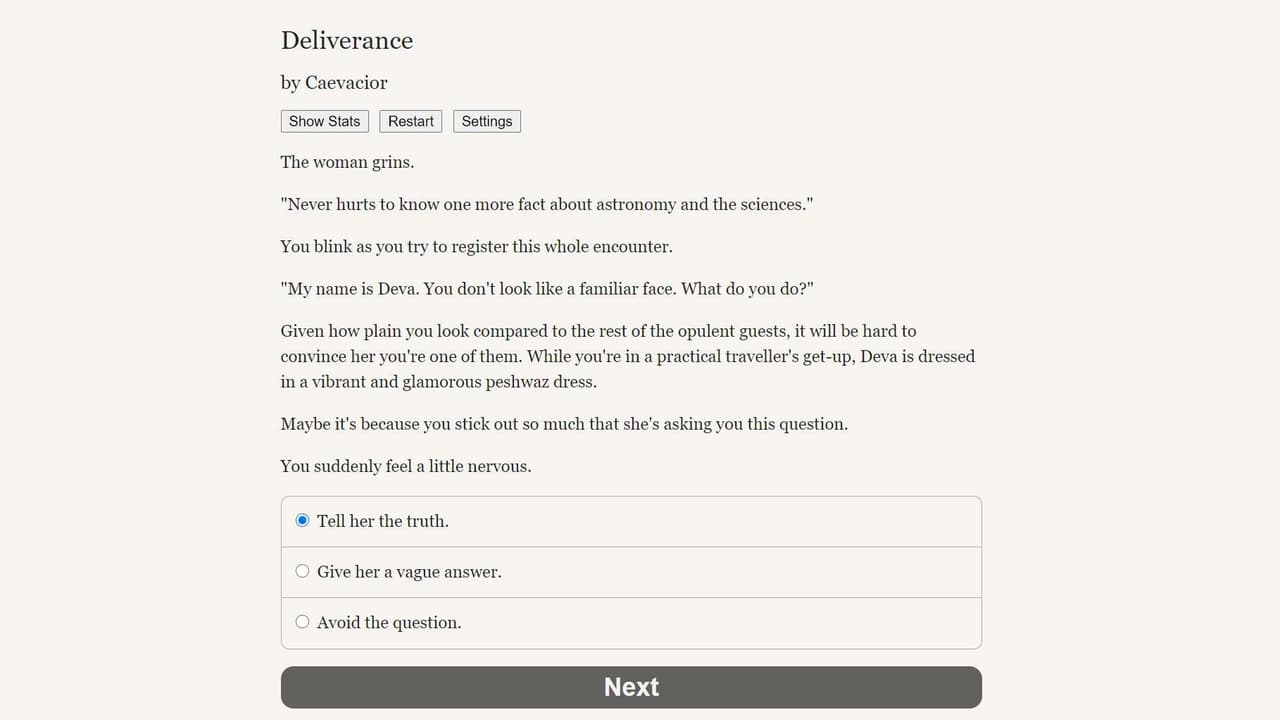 Deliverance (itch) (Caevacior) screenshot 3