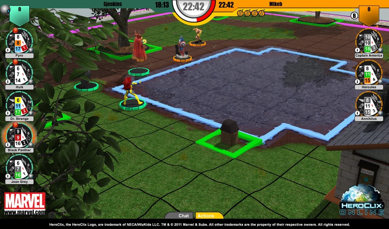 HeroClix Online screenshot 2