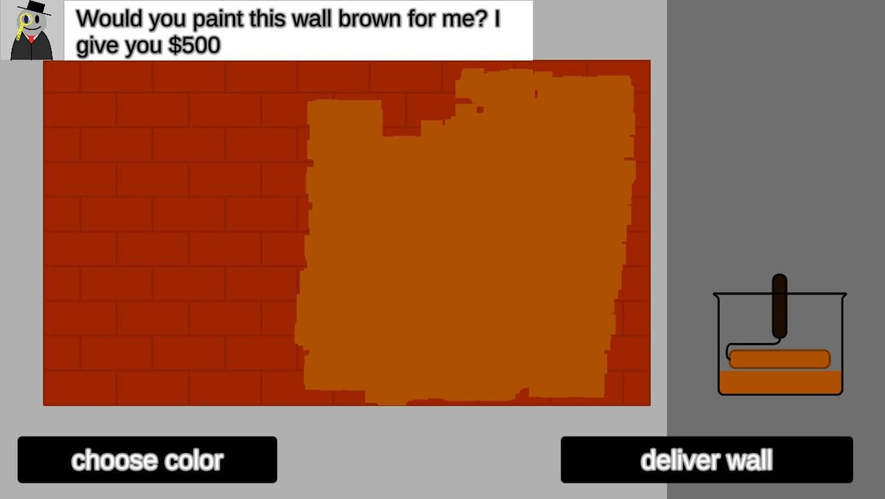 Paint the walls being colorblind screenshot 2