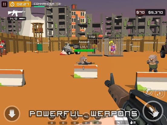 Block gun battle 3d